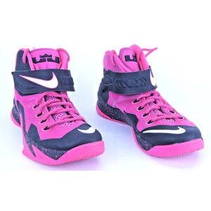 Nike Zoom Soldier 8 VII Pink LeBron James 653641-610 Size 10 Mens Breast Cancer